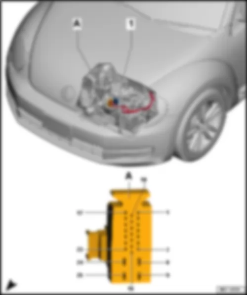 VW THE BEETLE CABRIOLET 2017 Mechatronic unit for dual clutch gearbox J743