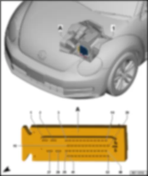 VW THE BEETLE CABRIOLET 2016 Engine control unit J623