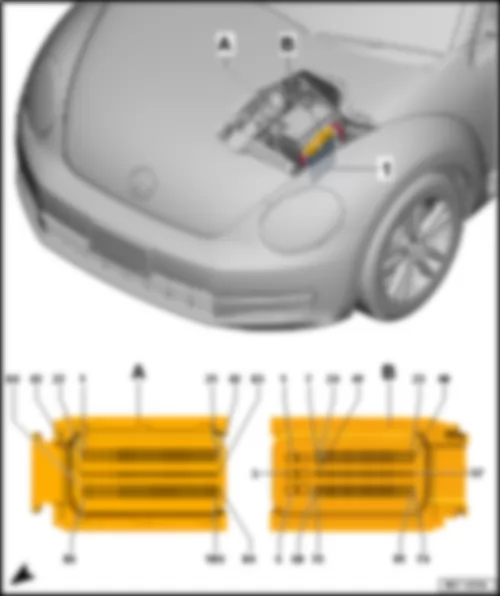 VW THE BEETLE CABRIOLET 2015 Engine control unit J623