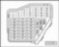 VW THE BEETLE CABRIOLET 2007 Fuses (S) in fuse holder, left dash panel