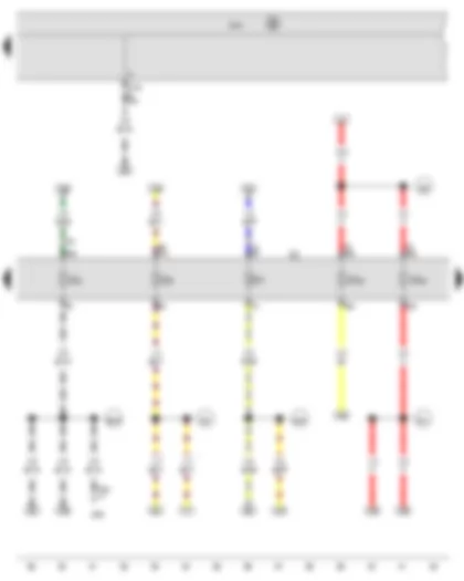 Wiring Diagram  VW THE BEETLE 2012 - Onboard supply control unit