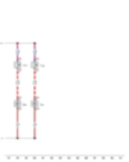 Wiring Diagram  VW THE BEETLE 2012 - Front passenger side illuminated vanity mirror - Driver side illuminated vanity mirror