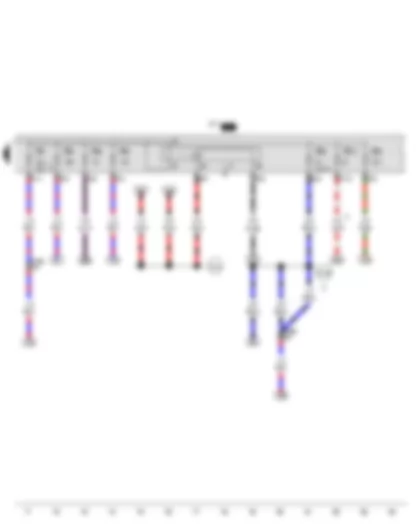 Wiring Diagram  VW THE BEETLE 2012 - Terminal 30 voltage supply relay