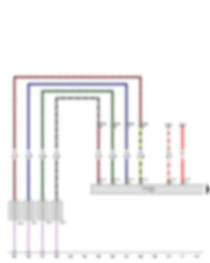 Wiring Diagram  VW THE BEETLE 2012 - Automatic glow period control unit