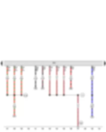 Wiring Diagram  VW THE BEETLE 2012 - Engine control unit