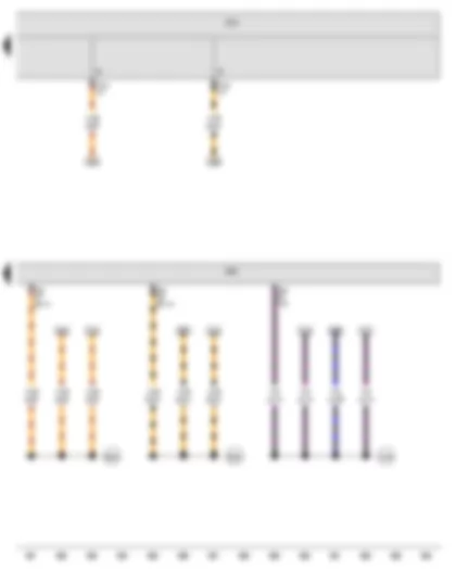 Wiring Diagram  VW THE BEETLE 2012 - Onboard supply control unit - Engine control unit