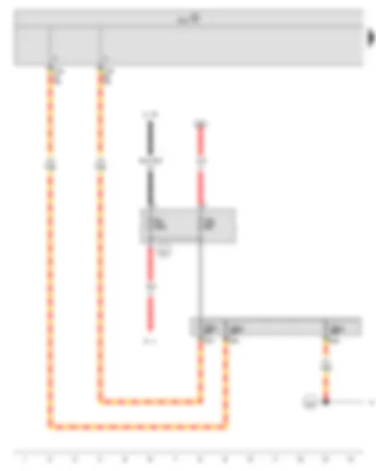 Wiring Diagram  VW THE BEETLE 2013 - Onboard supply control unit