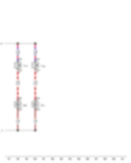 Wiring Diagram  VW THE BEETLE 2013 - Front passenger side illuminated vanity mirror - Driver side illuminated vanity mirror