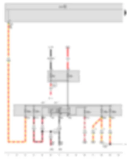 Wiring Diagram  VW THE BEETLE 2013 - Onboard supply control unit