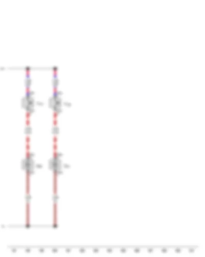 Wiring Diagram  VW THE BEETLE 2013 - Front passenger side illuminated vanity mirror - Driver side illuminated vanity mirror