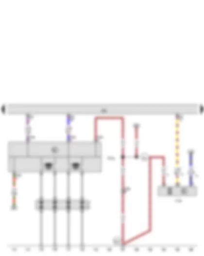 Wiring Diagram  VW THE BEETLE 2013 - Engine control unit - Ignition transformer