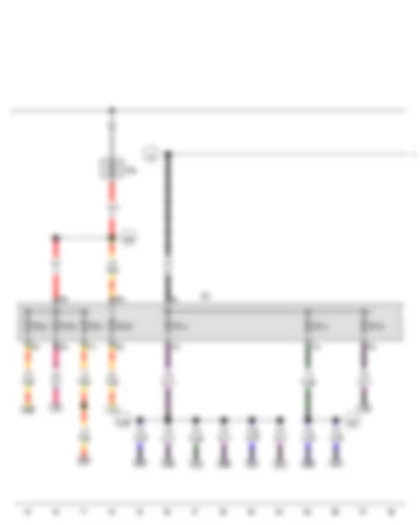Wiring Diagram  VW THE BEETLE 2013 - Fuse holder C