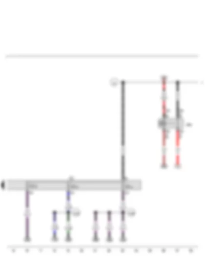 Wiring Diagram  VW THE BEETLE 2013 - Terminal 50 voltage supply relay - Fuse holder C