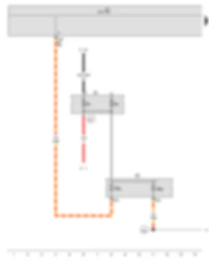 Wiring Diagram  VW THE BEETLE 2013 - Onboard supply control unit - Fuse holder A - Fuse holder B