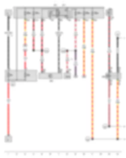 Wiring Diagram  VW THE BEETLE 2014 - Terminal 15 voltage supply relay