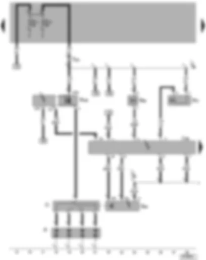 Wiring Diagram  VW THE BEETLE 1993 - Camshaft Position (CMP) Sensor - Digifant Engine Control Module (ECM) - Idle Air Control (IAC) Valve - Evaporative Emission (EVAP) Canister Purge Regulator Valve