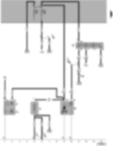 Wiring Diagram  VW THE BEETLE 1996 - Battery - Starter - Generator (GEN) - Voltage Regulator (VR) - Ignition/Starter Switch - Generator (GEN) Warning Light - Engine Compartment Light