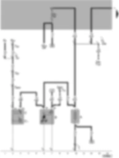 Wiring Diagram  VW THE BEETLE 2003 - Battery - Starter - Generator (GEN) - Voltage Regulator (VR)