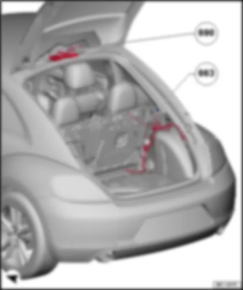 VW THE BEETLE 2014 Overview of earth points