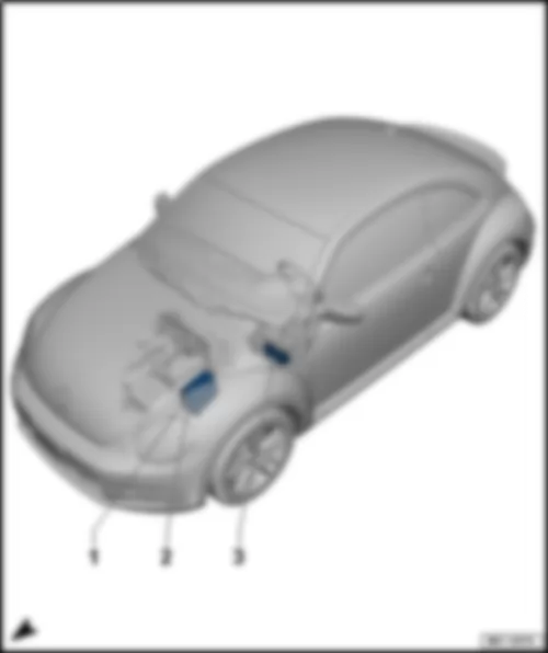 VW THE BEETLE 2013 Overview of fuse holder