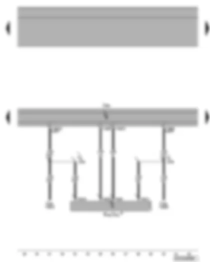 Wiring Diagram  VW TIGUAN 2009 - Mobile telephone operating electronics control unit - control unit with display for radio and navigation system