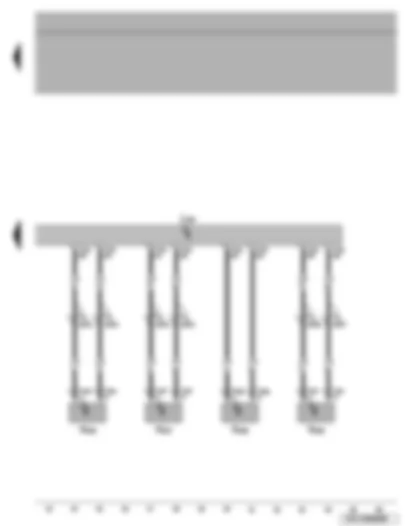 Wiring Diagram  VW TIGUAN 2009 - Electronically controlled damping control unit - shock absorber damper adjustment valve