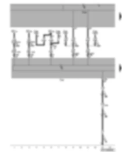 Wiring Diagram  VW TIGUAN 2009 - Fuses - air conditioning system control unit