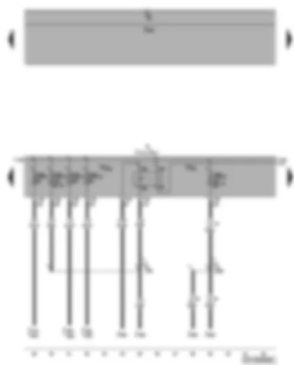 Wiring Diagram  VW TIGUAN 2009 - Motronic current supply relay - terminal 30 voltage supply relay - SB fuses