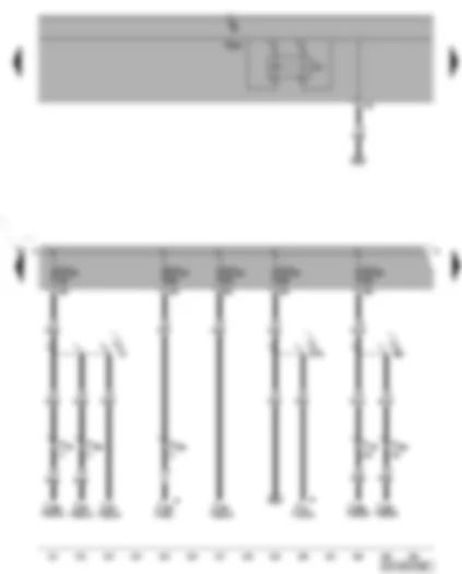 Wiring Diagram  VW TIGUAN 2009 - SC fuses - heated rear window relay