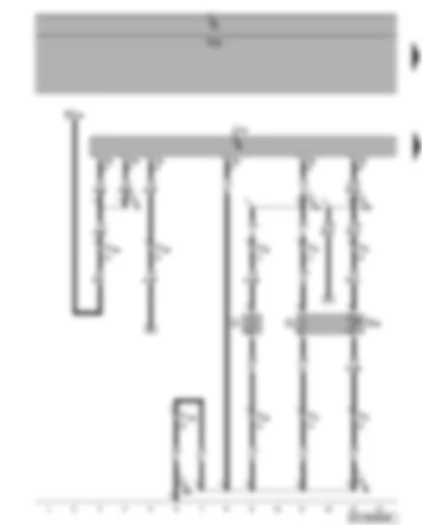 Wiring Diagram  VW TIGUAN 2009 - Heated driver seat - heated driver seat backrest - control unit for heated front seats - driver seat temperature sensor