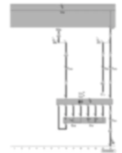 Wiring Diagram  VW TIGUAN 2009 - Electric socket warning lamp - transformer switch - transformer with 12V-115V socket - transformer with 12V-230V socket