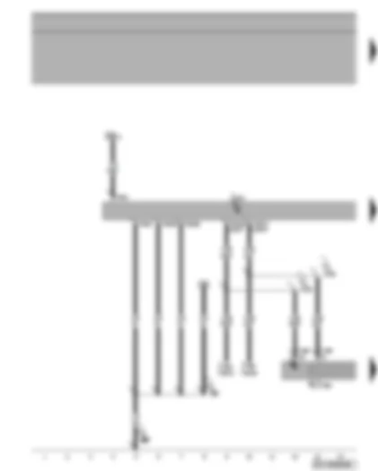 Wiring Diagram  VW TIGUAN 2009 - Mobile telephone operating electronics control unit - radio - control unit with display for radio and navigation system