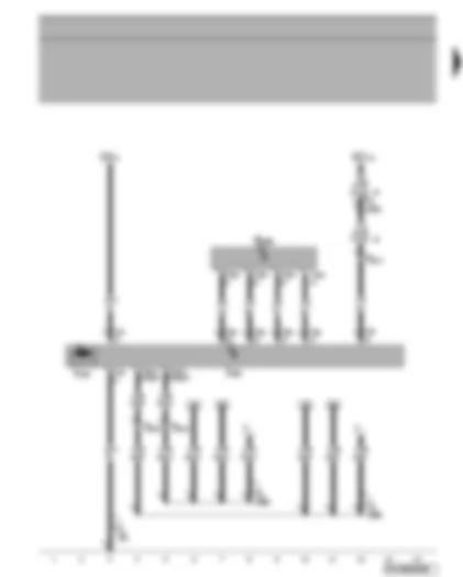 Wiring Diagram  VW TIGUAN 2009 - Steering moment sender - electromechanical power steering motor - fuses - power steering control unit