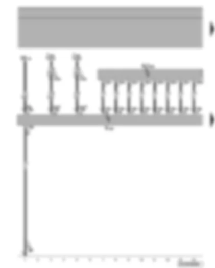 Wiring Diagram  VW TIGUAN 2009 - Radio - control unit with display for radio and navigation system - digital sound package amplifier
