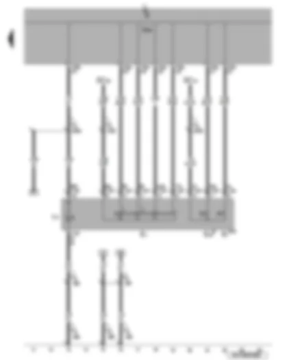 Wiring Diagram  VW TIGUAN 2014 - Light switch - fog light switch - rear fog light switch