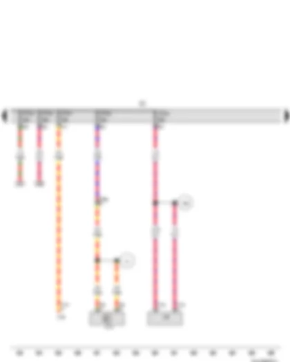 Wiring Diagram  VW TIGUAN 2010 - Fuse holder C