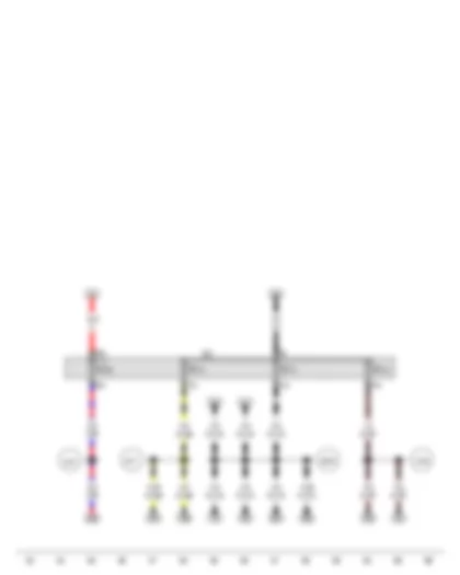 Wiring Diagram  VW TIGUAN 2010 - Fuse holder C