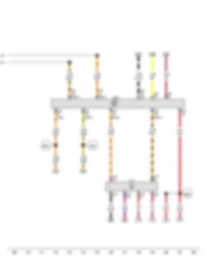 Wiring Diagram  VW TIGUAN 2011 - Data bus diagnostic interface - Diagnostic connection