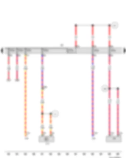 Wiring Diagram  VW TIGUAN 2011 - Fuse holder C