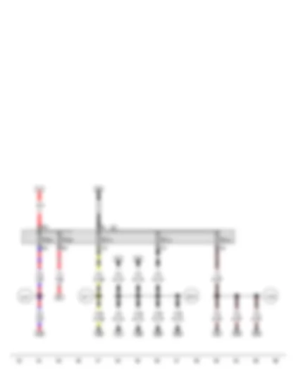 Wiring Diagram  VW TIGUAN 2011 - Fuse holder C