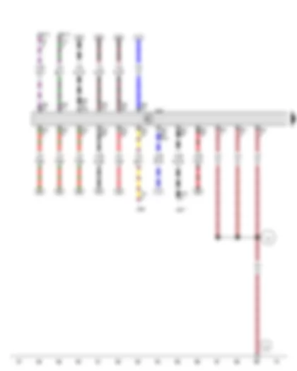 Wiring Diagram  VW TIGUAN 2011 - Engine control unit