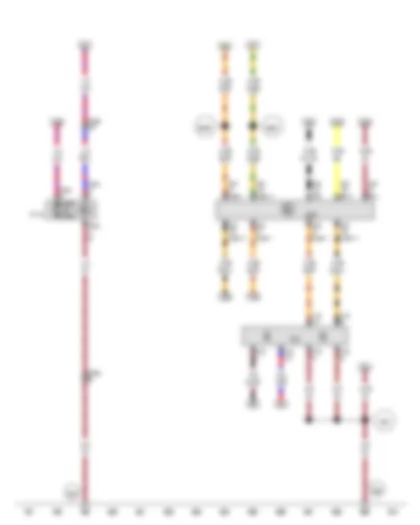 Wiring Diagram  VW TIGUAN 2011 - Data bus diagnostic interface - Diagnostic connection - Coolant circulation pump 2