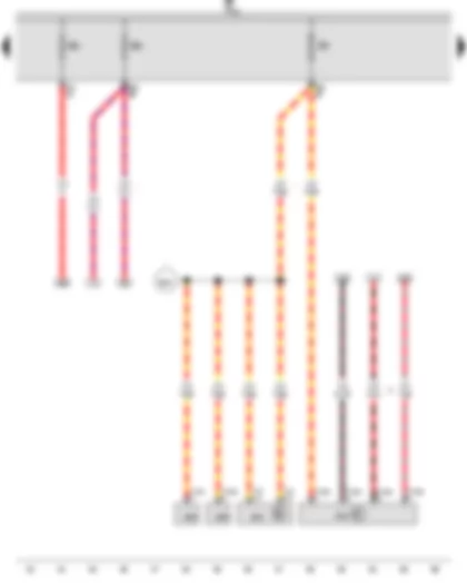 Wiring Diagram  VW TIGUAN 2017 - Voltage stabiliser - Fuse holder B