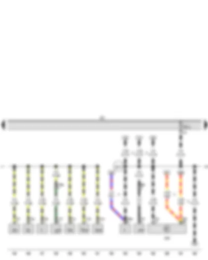 Wiring Diagram  VW TIGUAN 2013 - Fuse holder C