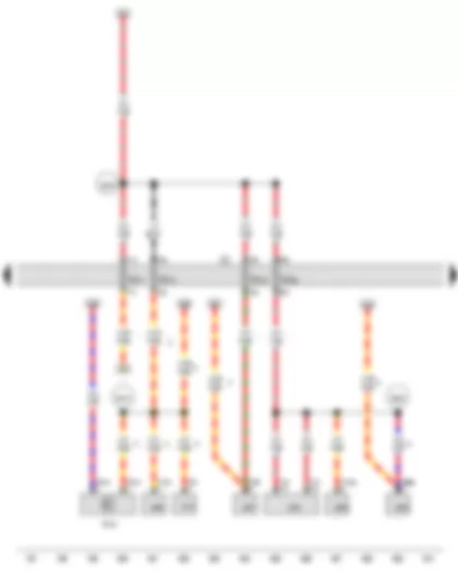 Wiring Diagram  VW TIGUAN 2015 - Fuse holder C