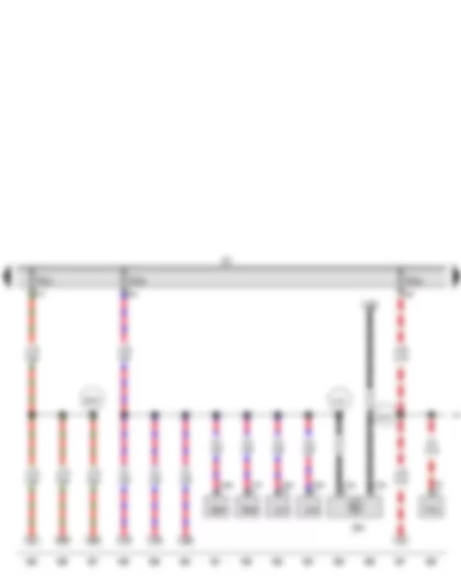 Wiring Diagram  VW TIGUAN 2014 - Fuse holder C