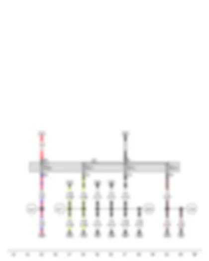 Wiring Diagram  VW TIGUAN 2013 - Fuse holder C