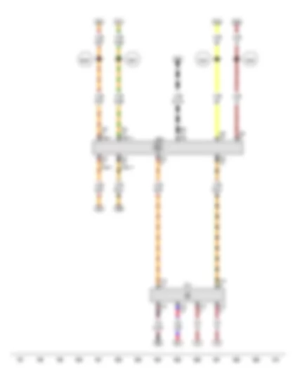 Wiring Diagram  VW TIGUAN 2016 - Data bus diagnostic interface - Diagnostic connection