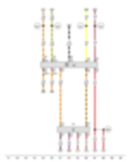 Wiring Diagram  VW TIGUAN 2015 - Data bus diagnostic interface - Diagnostic connection