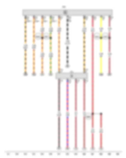 Wiring Diagram  VW TIGUAN 2016 - Data bus diagnostic interface - Diagnostic connection